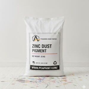 تصویر رنگ صنعتی با پیگمنت زینک داس