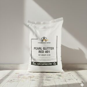 پرل گلیتر 401 red